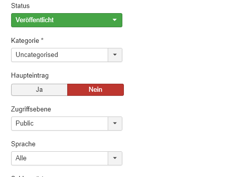 Kategorie Auswahl Kategorie Auswahl