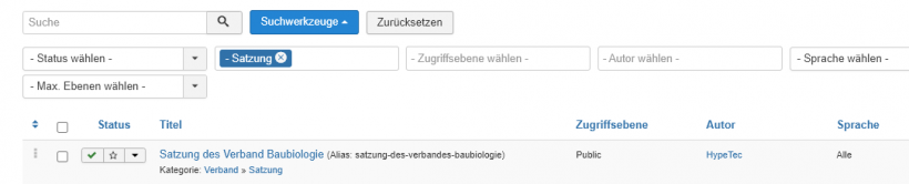 Kategorie Auswahl Kategorie Auswahl