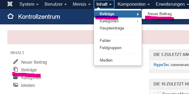 Neuer Artikel Neuer Artikel